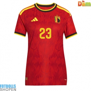 Billiga Belgien Michy Batshuayi #23 Hemmatröja Dam VM 2026 Kortärmad